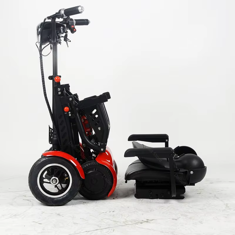 Scooter de mobilité pliable 4 roues pour personnes âgées