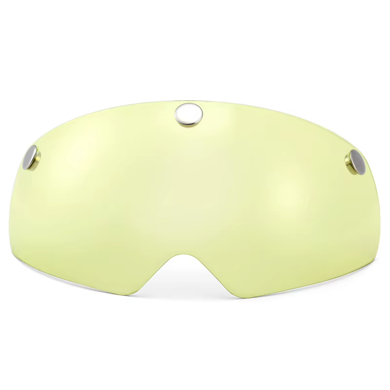 Casque de vélo avec visière transparente