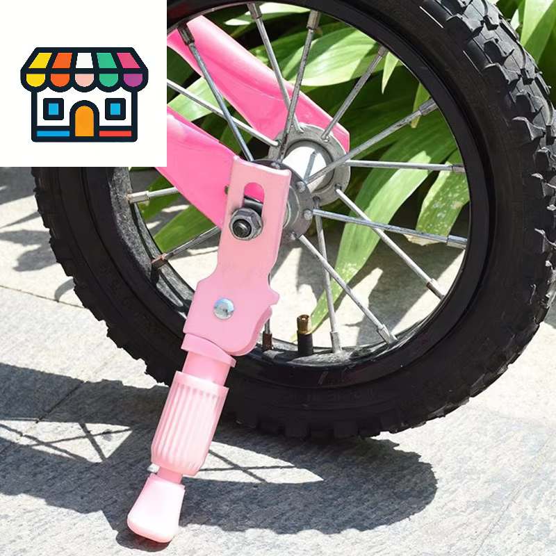 Béquille de vélo pour enfants – Support de stationnement universel à fixation latérale pour vélos