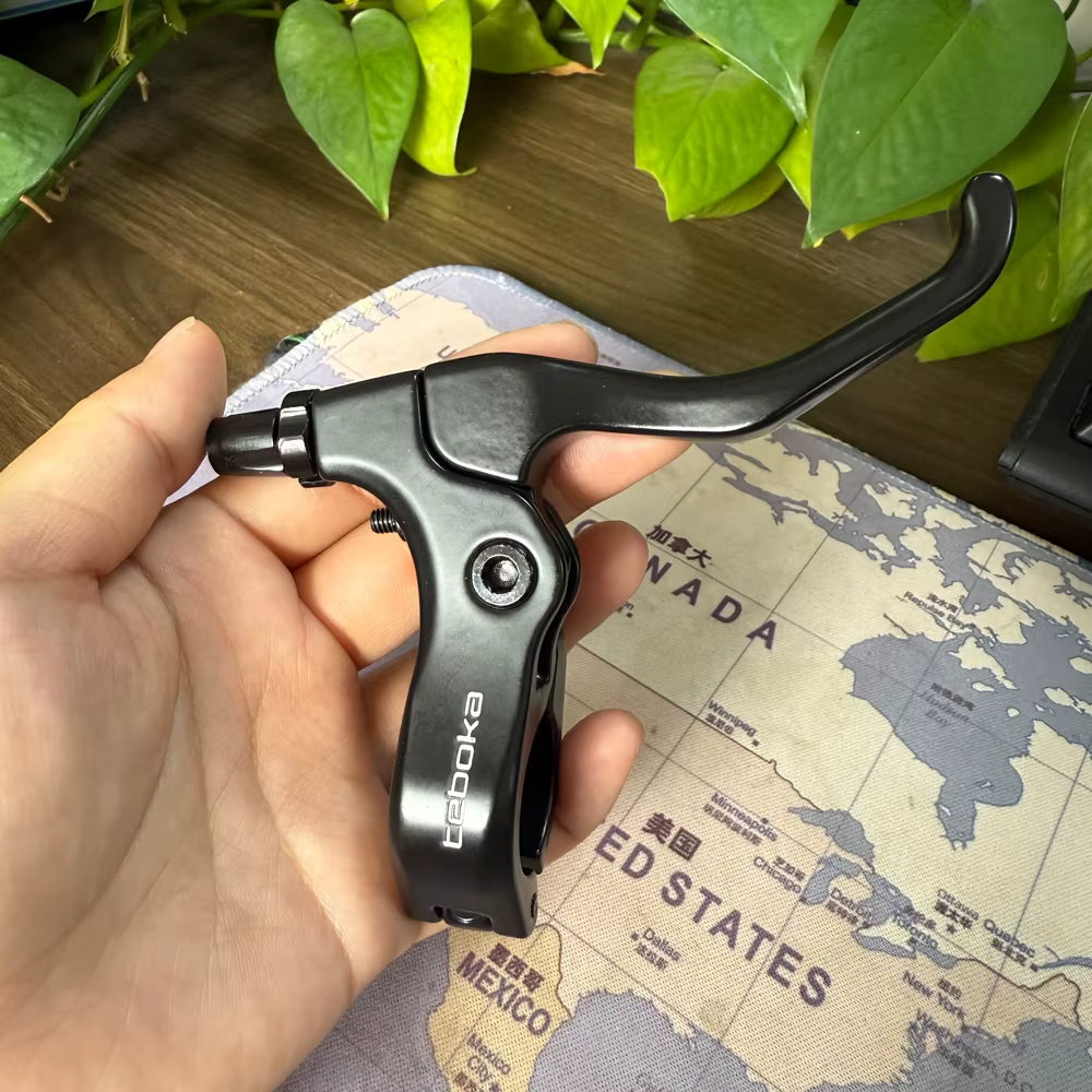 TEBOKA BMX jeu de freins arrière de vélo levier de frein droit en alliage d'aluminium avec câbles et plaquettes