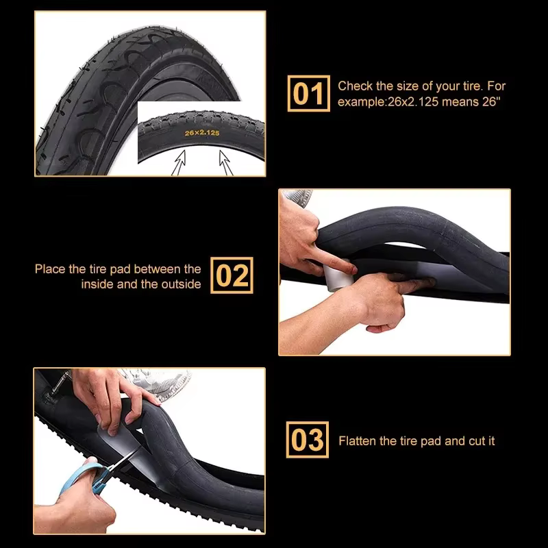 Ceinture anti-crevaison pour cyclisme