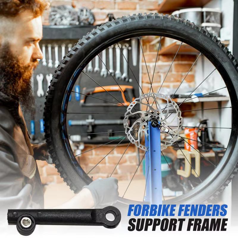 Support de fixation flexible pour garde-boue de vélo