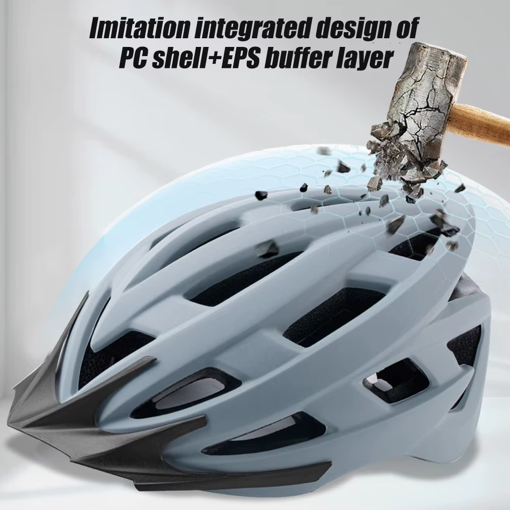 1 casque de vélo adulte-casque de cyclisme léger pour hommes femmes (56-62 cm) avec technologie
