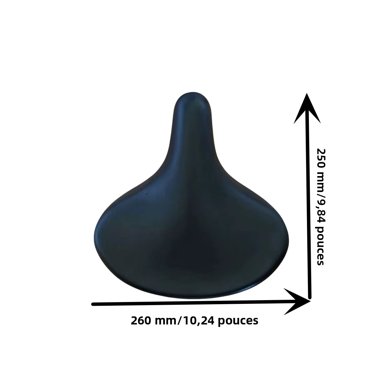Coussin de siège de vélo confortable pour hommes et femmes avec mousse à mémoire de forme souple