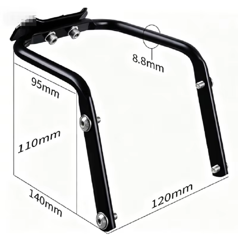 Support d'extension de selle de vélo en alliage d'aluminium stable