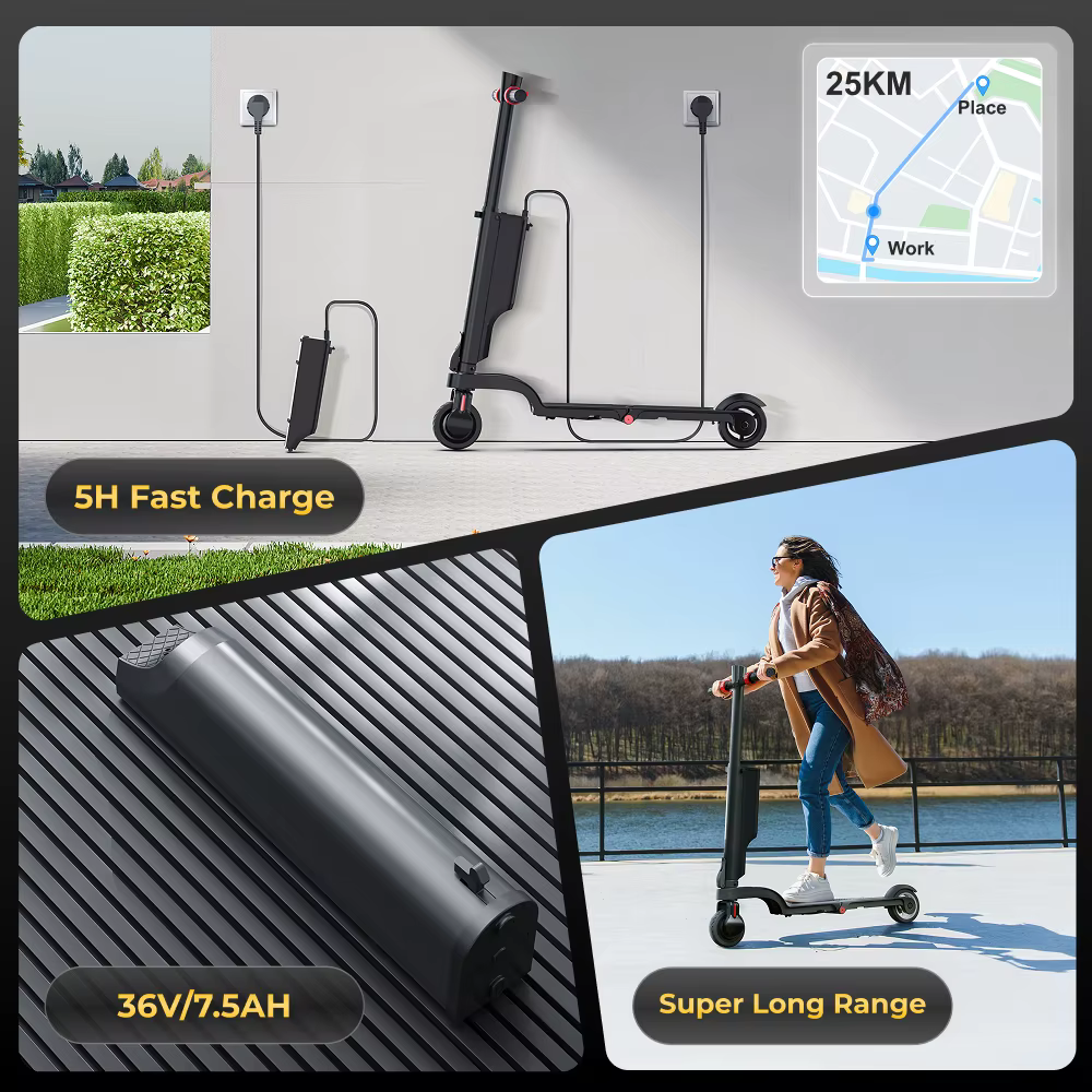 Trottinette électrique HUANCI X6 36V 7.5A pliable