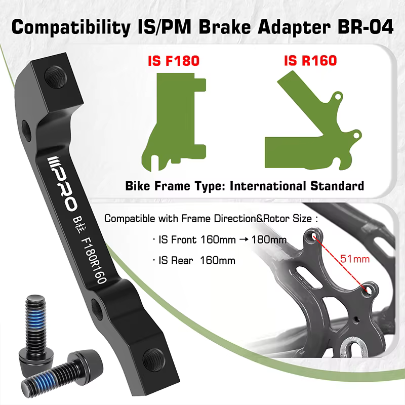 IIIPRO adaptateur de frein de vélo 160 à 140 180 203 convertisseur