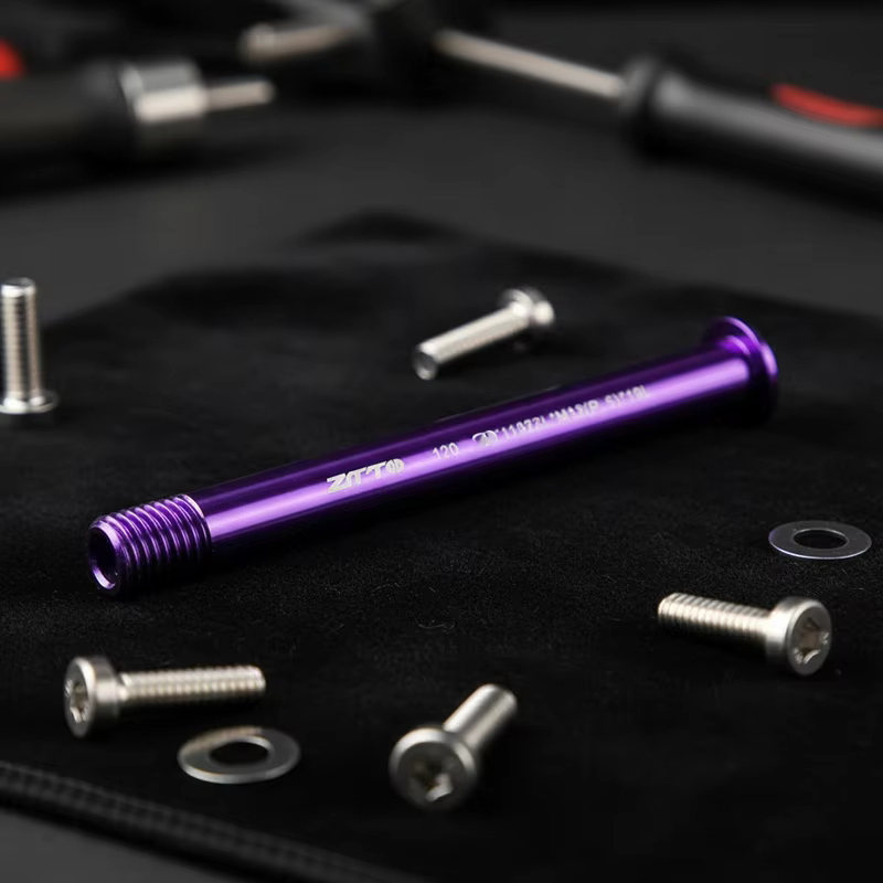ZTTO Axe traversant violet en alliage d'aluminium 6061 pour VTT