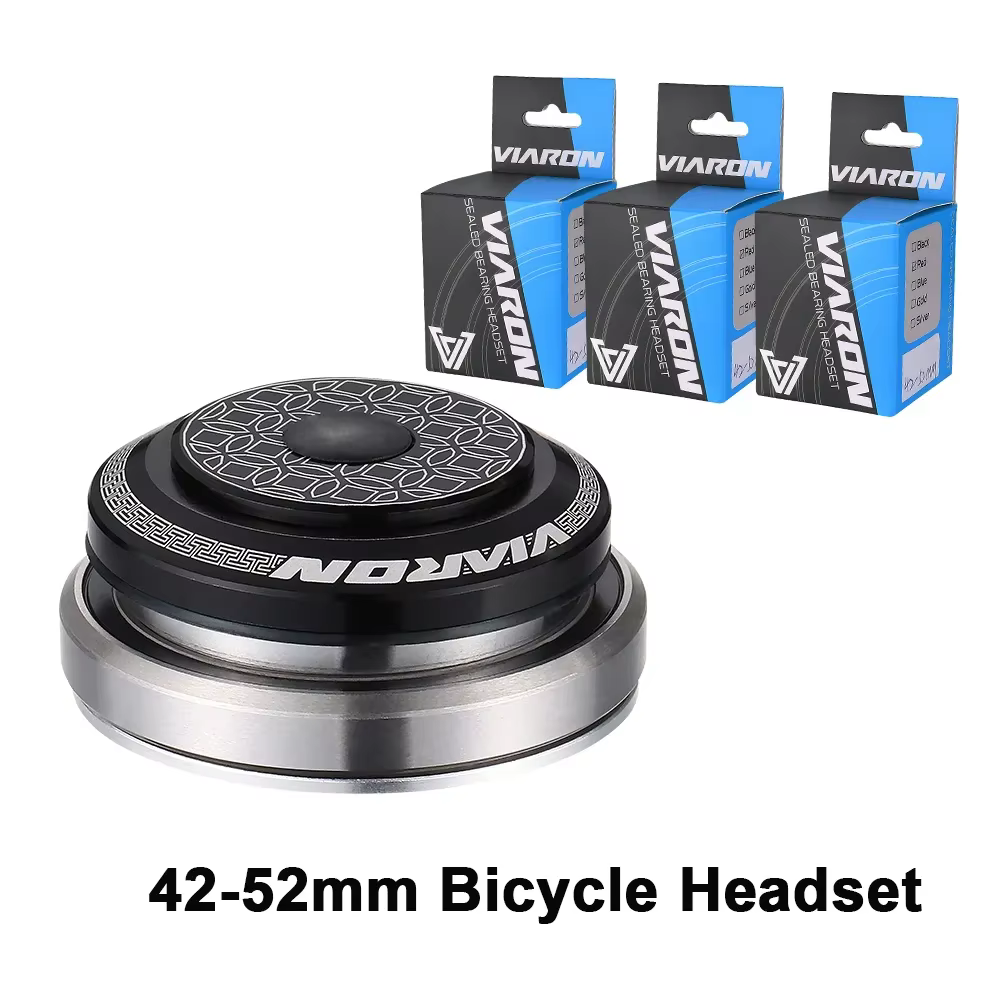 VIARON vélo casque 52Mm/42Mm vtt cyclisme fourche de direction presse roulement boîte VTT 1 1/8-1 1/2 colonne Vtt