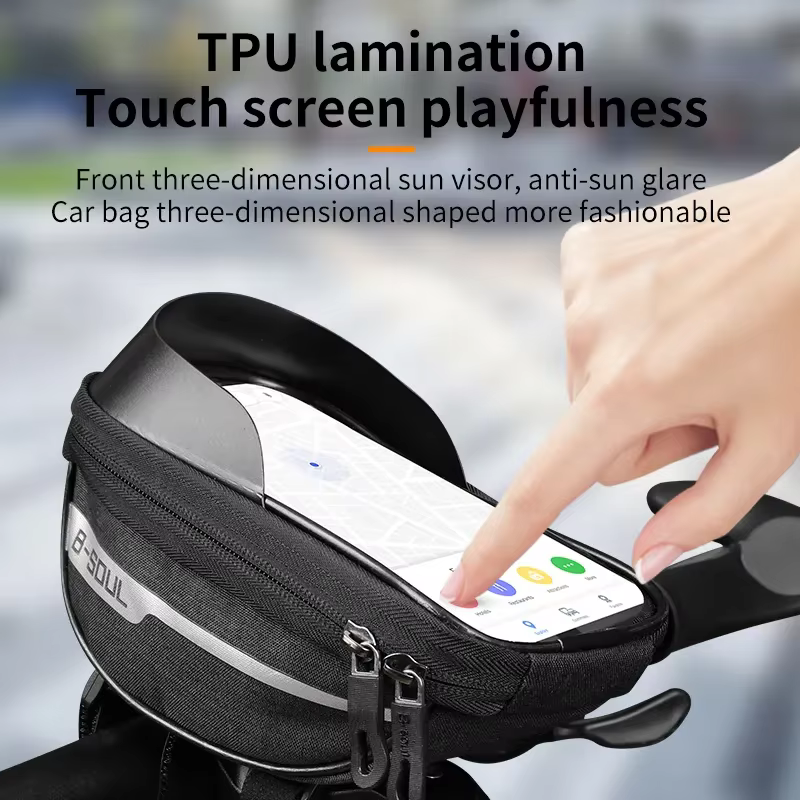 Sac de cadre avant de téléphone de vélo/vélo