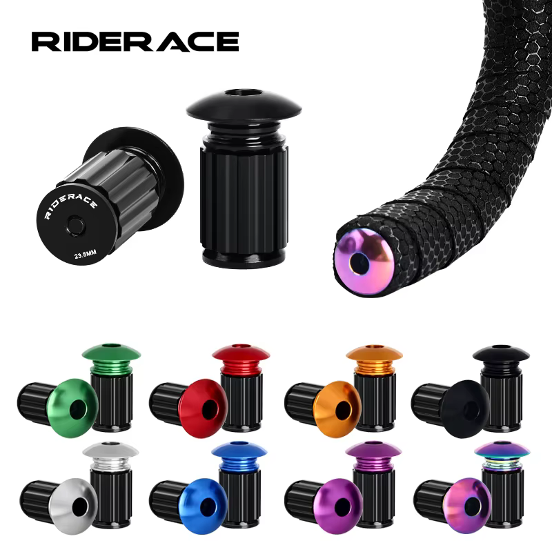 RIDERACE bouchons d'extrémité de guidon de vélo en alliage d'aluminium pour vtt VTT