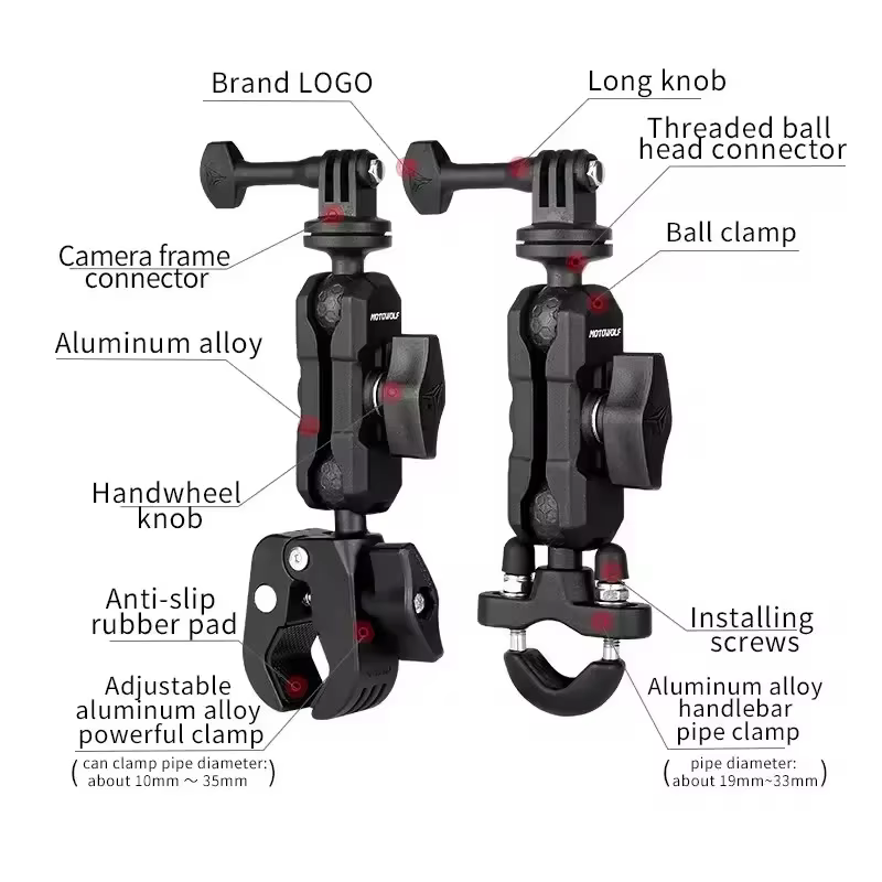 Support de caméra pour Hero8/7/6/5/4/3 +