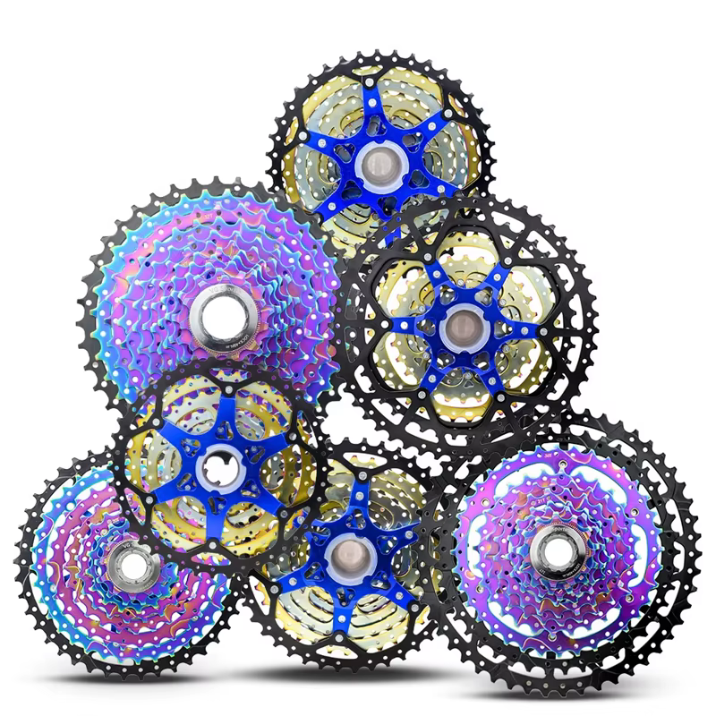 8 9 10 11 12 vitesses arc-en-ciel vélo Cassette VTT roue libre