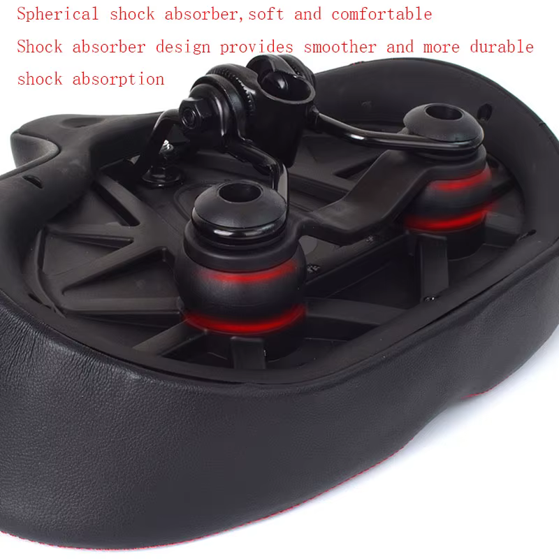 Siège de vélo électrique pliant amélioré : coussin imperméable et extra épais pour vélos de montagne – Ajustement universel