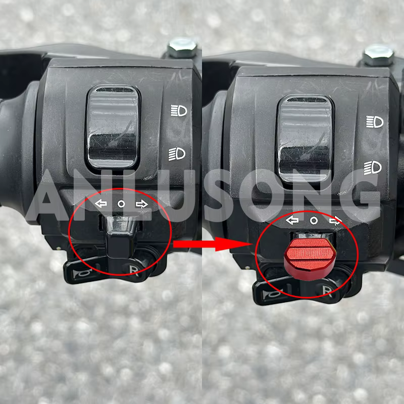 Pour HONDA Africa Twin CRF1100L CRF1000 XRV750 XRV 750 CRF 1000 1100 L 1000L 1100L AFRICA TWIN bouton de commutation clignotant capuchon de clé