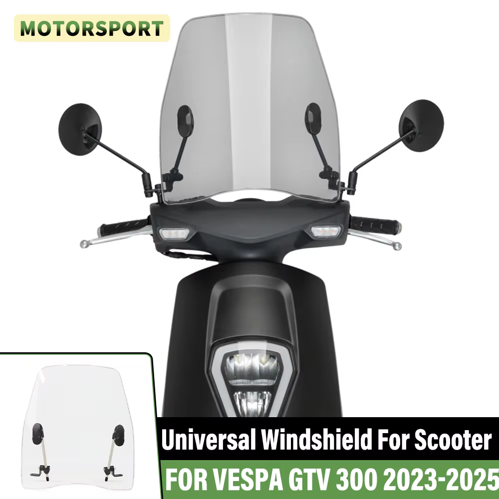 Pare-brise universel pour scooter POUR VESPA GTV 300 2023 2024 2025 Extension Spoiler