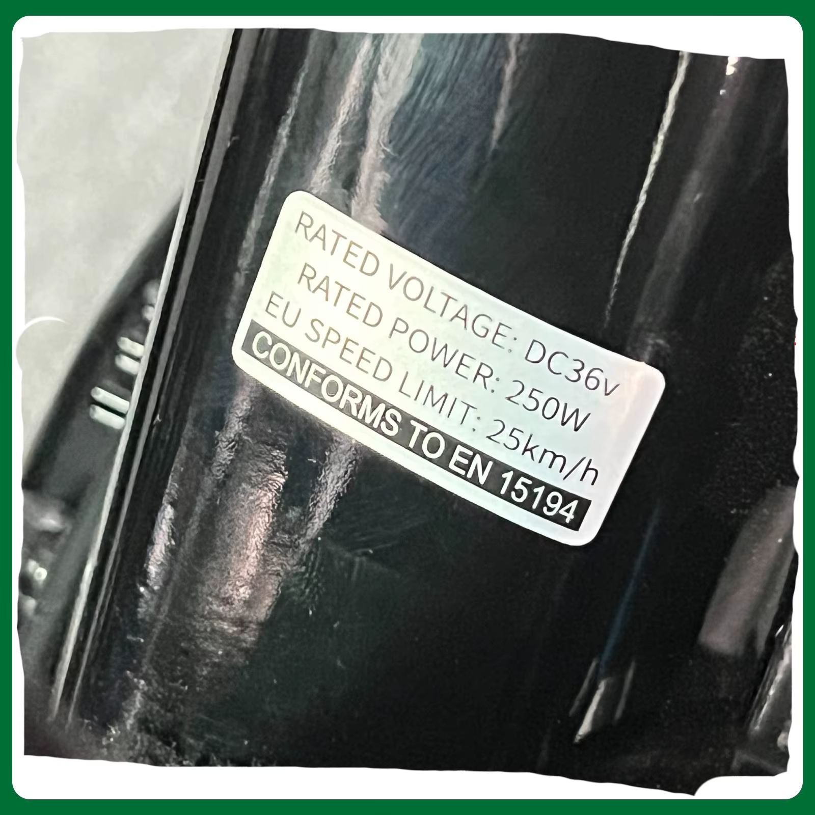 Autocollants de kit de modification de vélo électrique