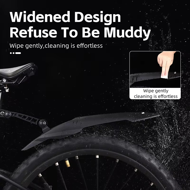 WEST BIKING – garde-boue de vélo large à dégagement rapide pour 26/27