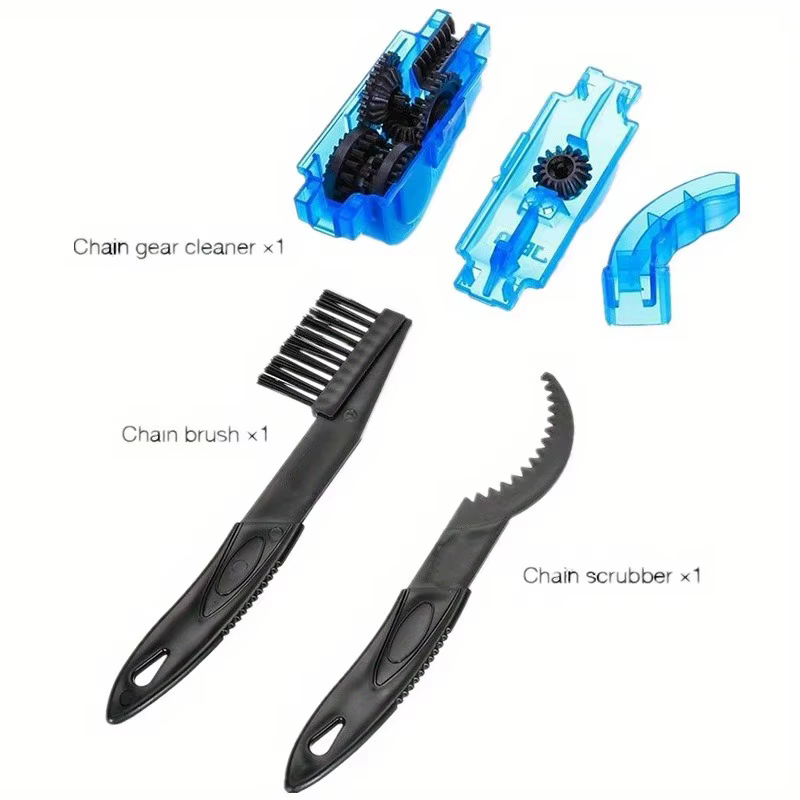 1 ensemble de brosses de nettoyage pour chaîne de vélo