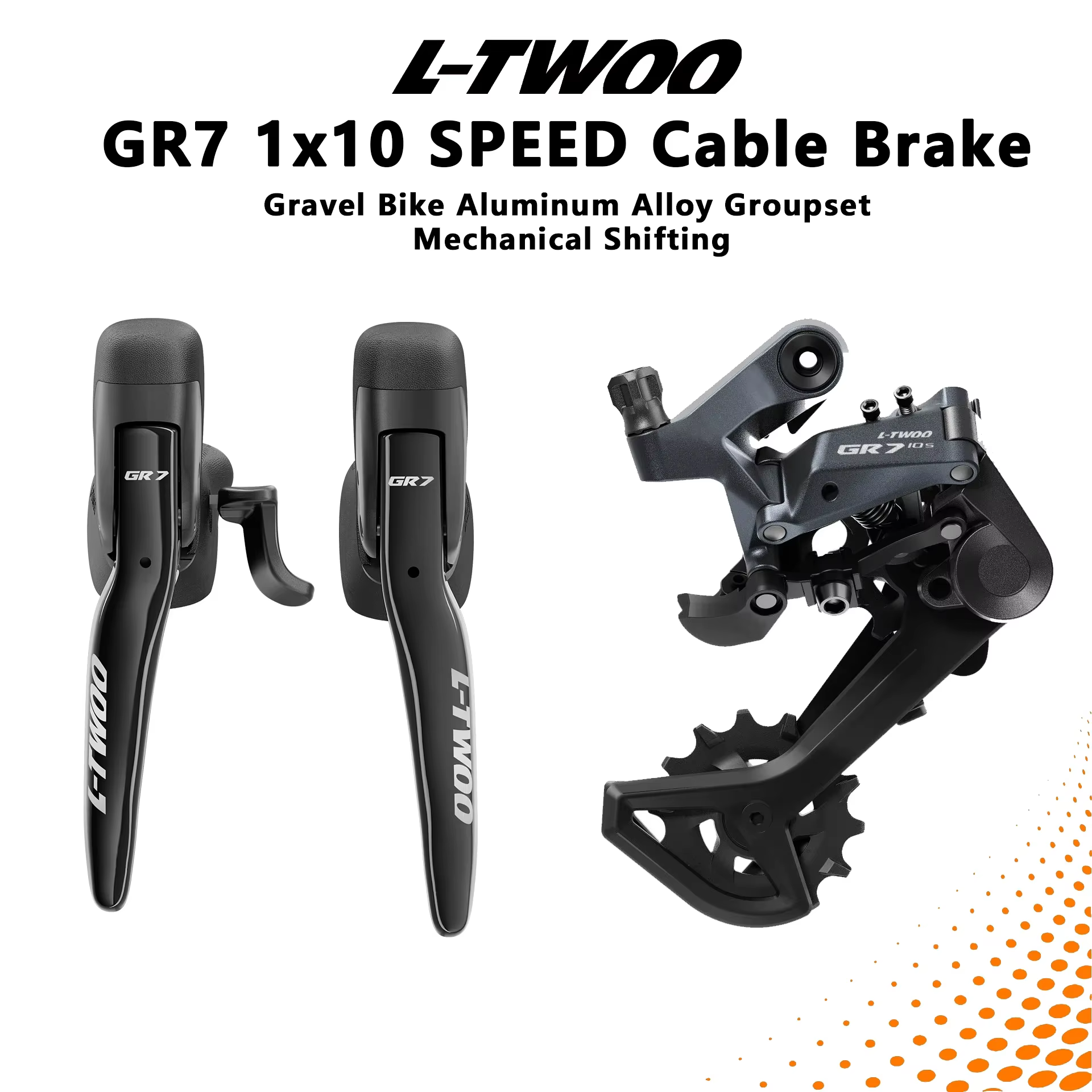 Groupe de transmission LTWOO GR7 1x10 vitesses pour route