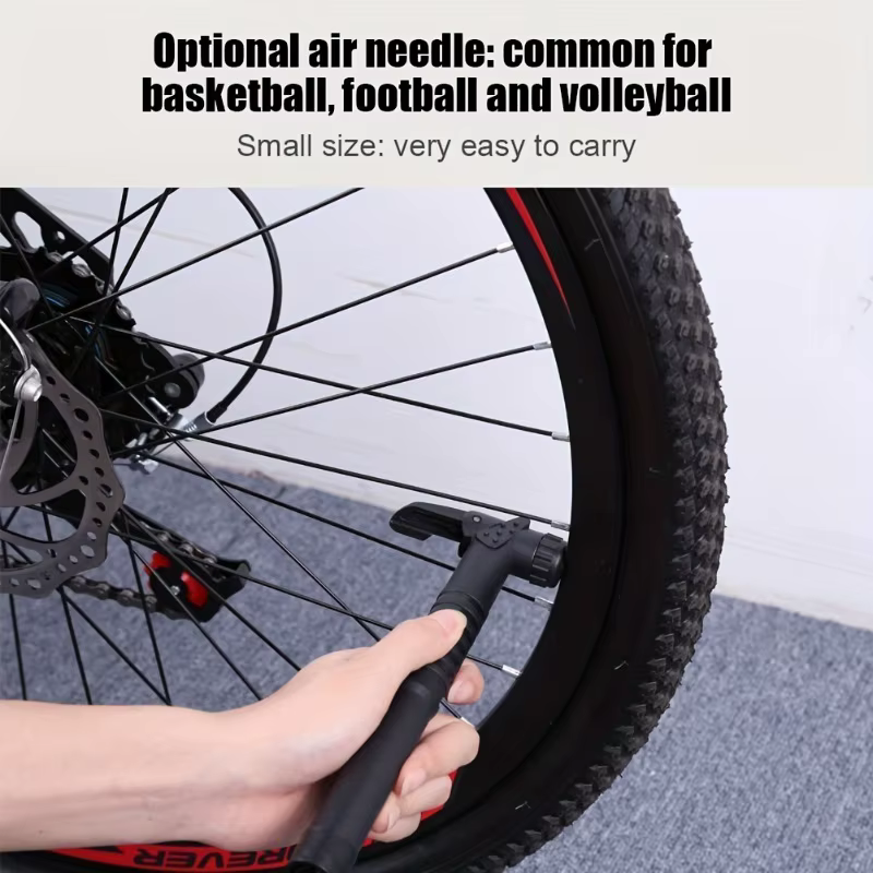 Mini pompe à vélo Portable avec support