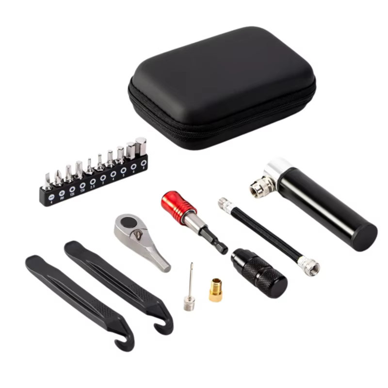 A06F-Kit d'outils de réparation de vélo multifonctionnel avec Mini pompe