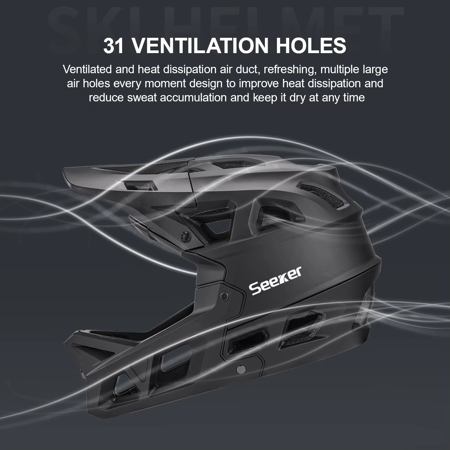 Casque de vélo tout-terrain Seeker