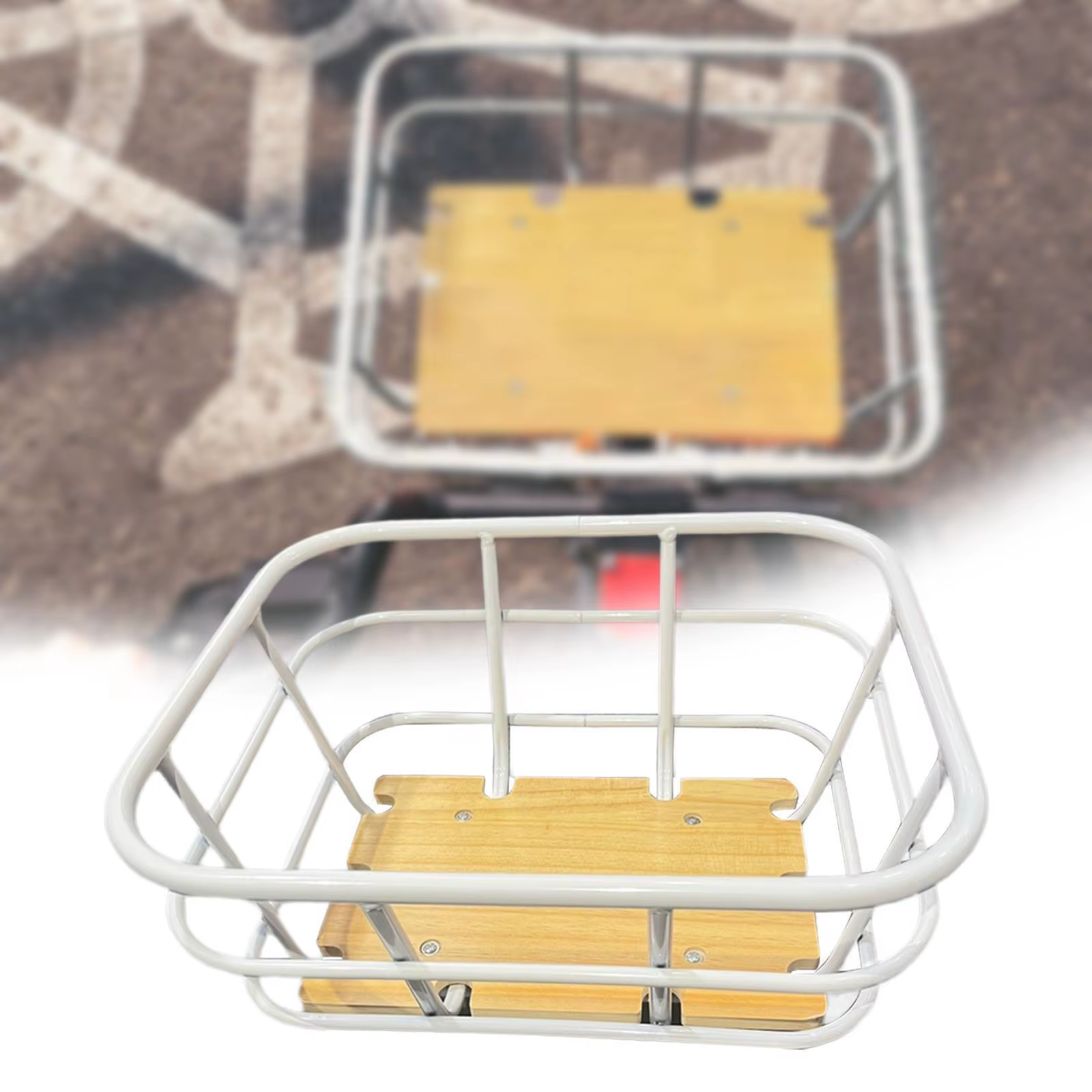 Panier avant de vélo panier de vélo élégant pour cour de vélo en plein air