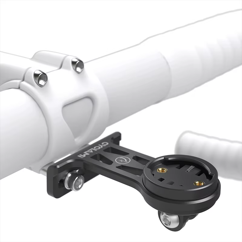 CYCLAMI support de guidon de vélo à montage avant étendu pour adaptateur NiteRider caméra d'action sportive Garmin XOSS G + IGSPORT RAVEMEN