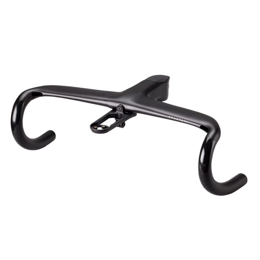 Guidon de vélo de route entièrement en carbone avec cockpit intégré -10 °