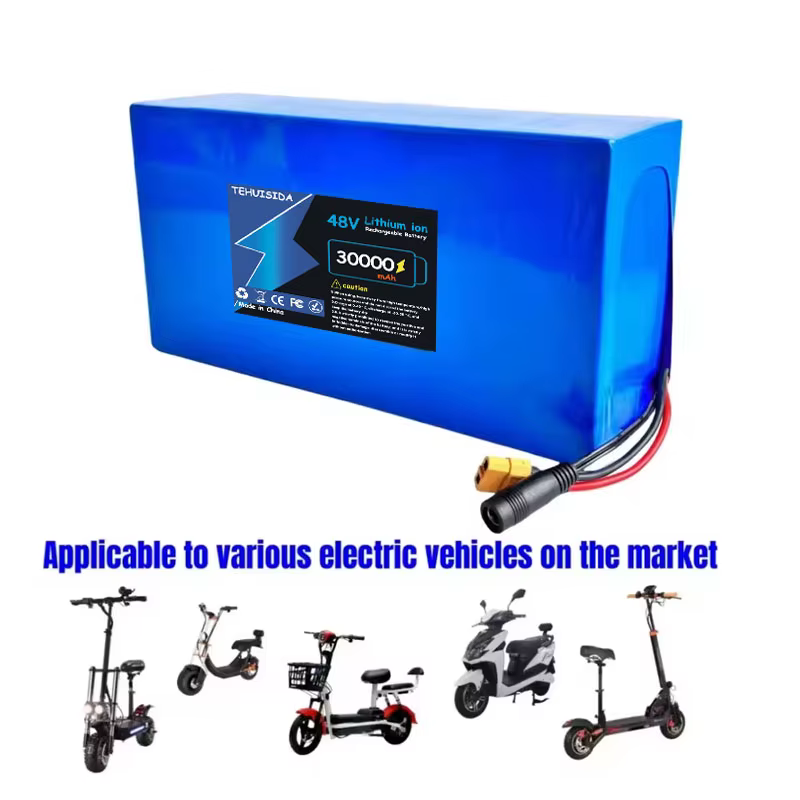 100% tout neuf Original 48V 30AH 13S6P 48V 30000 MAH 2000W intégré 50A BMS batterie de Scooter électrique