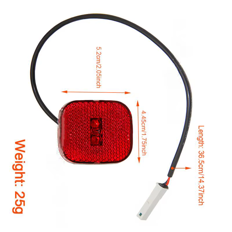 Feu arrière pour trottinette électrique Ninebot Max G2, feu stop, éclairage de garde-boue arrière étanche, feu de sécurité LED