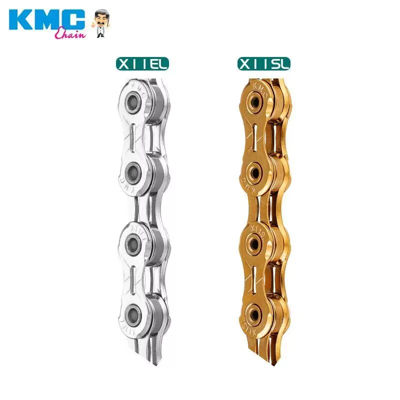 Chaîne de vélo KMC X8 X9 X10 X11 X12 pour route/VTT 8v 9v 10v 11v 12v 118L 126L