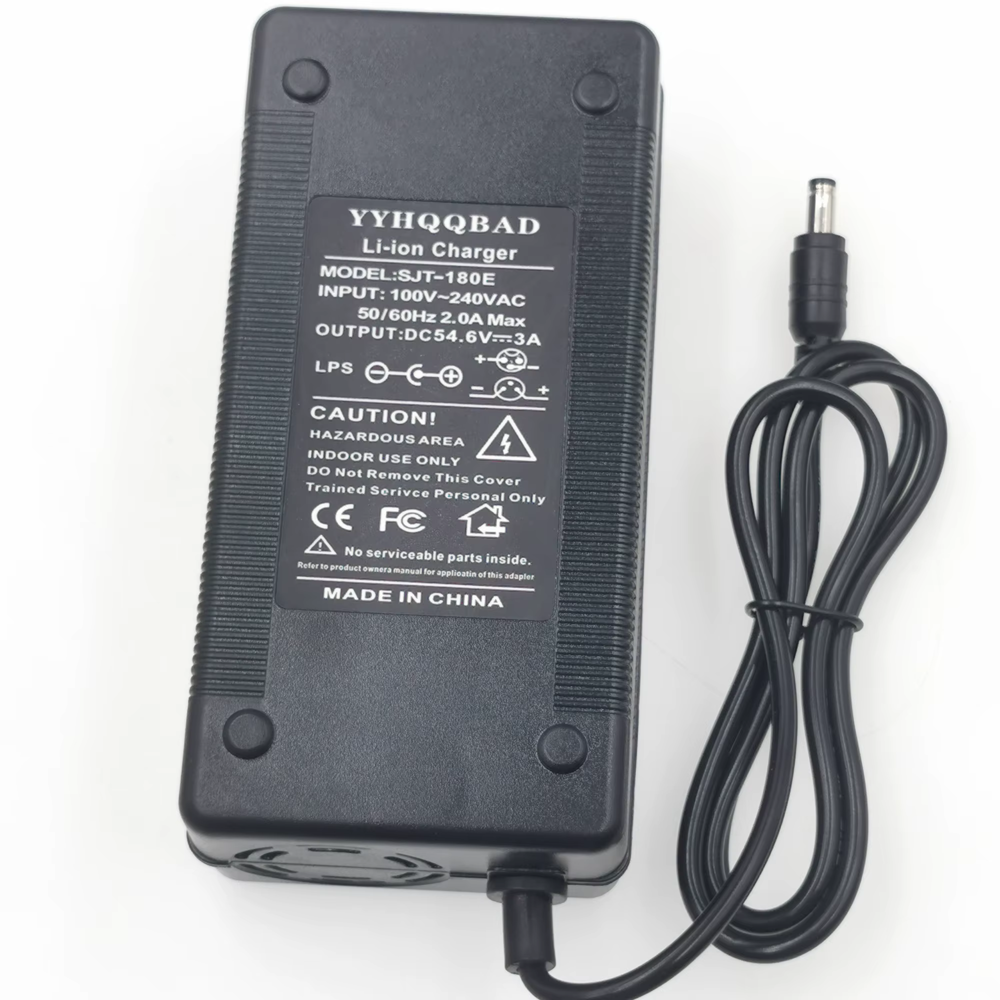 Chargeur de batterie 54.6V 3A pour batterie Li-ion 13S 48V