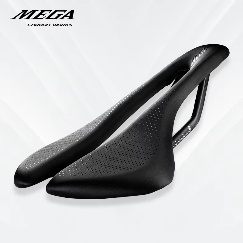 Selles de vélo de route 3D légères 115g entièrement en carbone