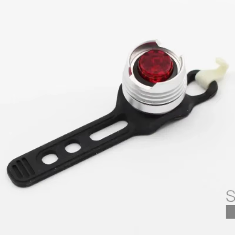 Vélo vélo cyclisme avant arrière queue casque rouge Flash lumières LED étanche vtt sécurité avertissement lampe cyclisme aluminium lumière