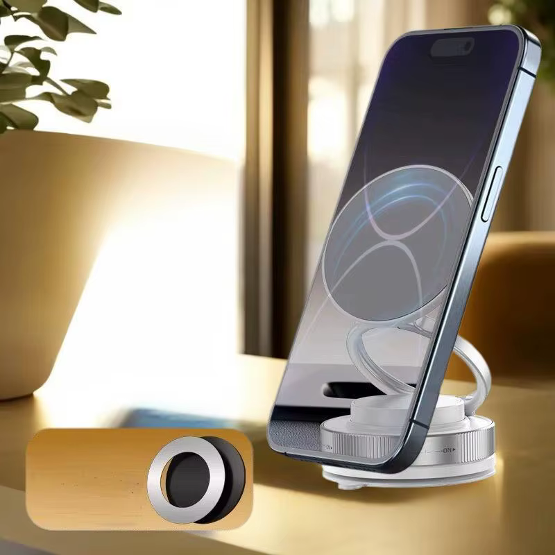 Support de téléphone pliable magnétique robuste pour iPhone série 12 à 16 ; Parfait