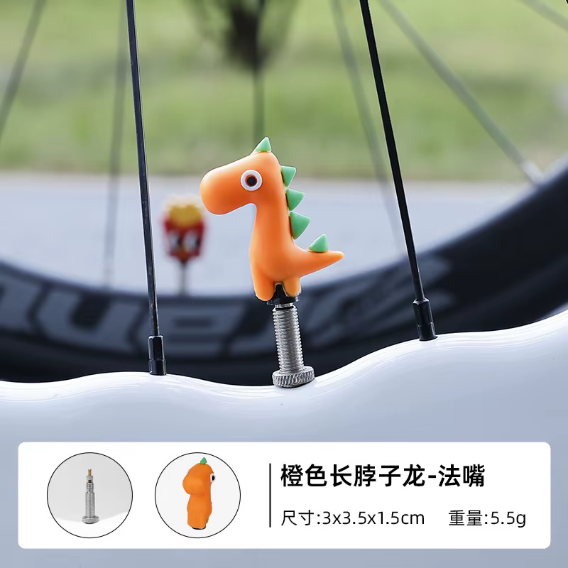 Capuchons de valve de vélo créatifs et étanches en forme de dessin animé