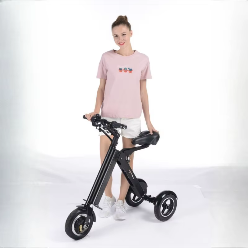 Nouveau Mini petit Tricycle électrique pliable Portable personnes âgées équitation trajet Scooter