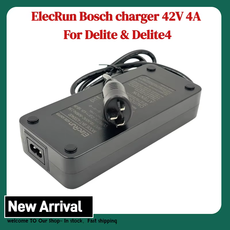 Chargeur 42V 4A pour batterie de vélo électrique Bosch Delite