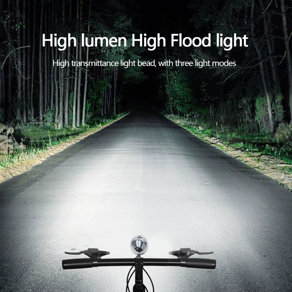 3 LED rétro vélo avant lumière