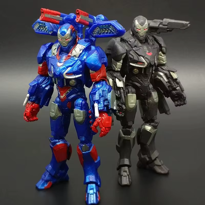 Modèle de figurine d'action Marvel Iron Man Avengers, statue d'anime, figurine de machine de guerre, cadeaux de collection, 3.75 pouces, en stock