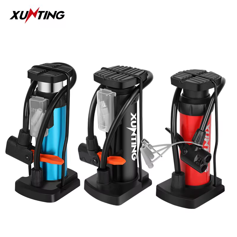 Xunting 140PSI Haute Pression Pompe À Vélo AV FV Portable Air Gonfleur Pied
