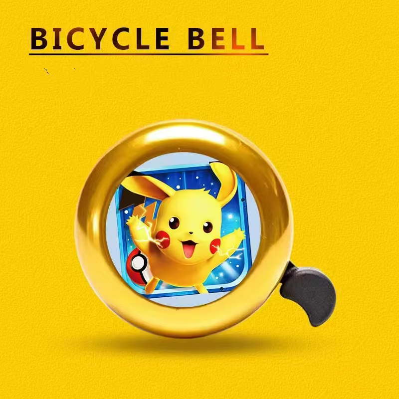 5*5 cm Pokemon Pikachu cloche de vélo enfants