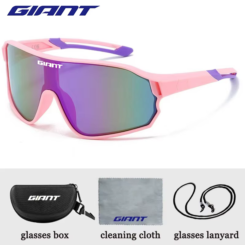 Lunettes de cyclisme géantes avec vision haute définition certifiée CE/ANSI conception Cateye vtt/vélo de route homme femme antisueur et antibuée