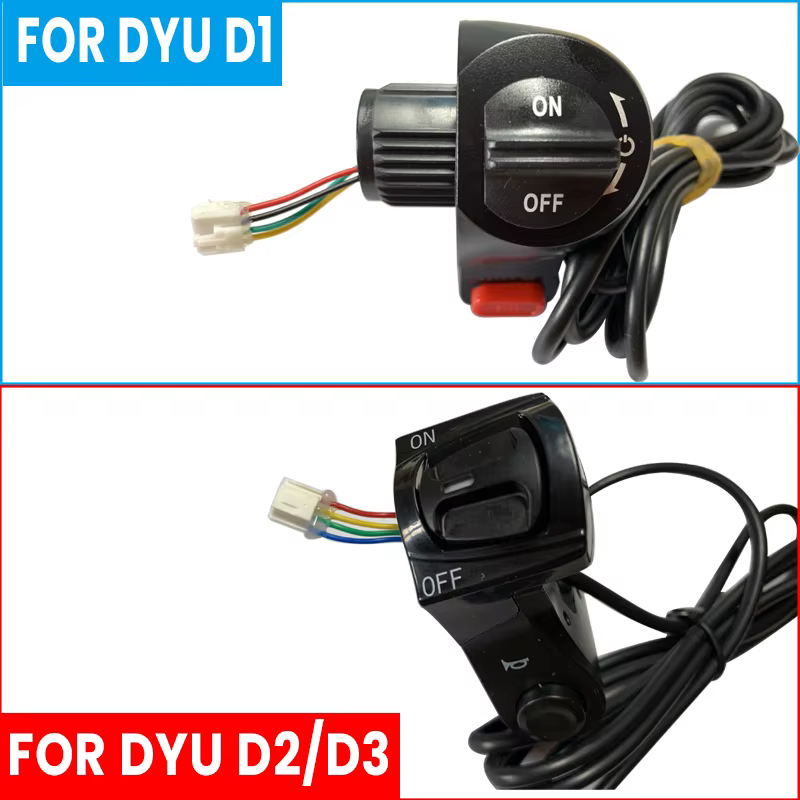 Ensemble de commutateur principal d'origine pour vélo électrique DYU D1 D2 + D3 +