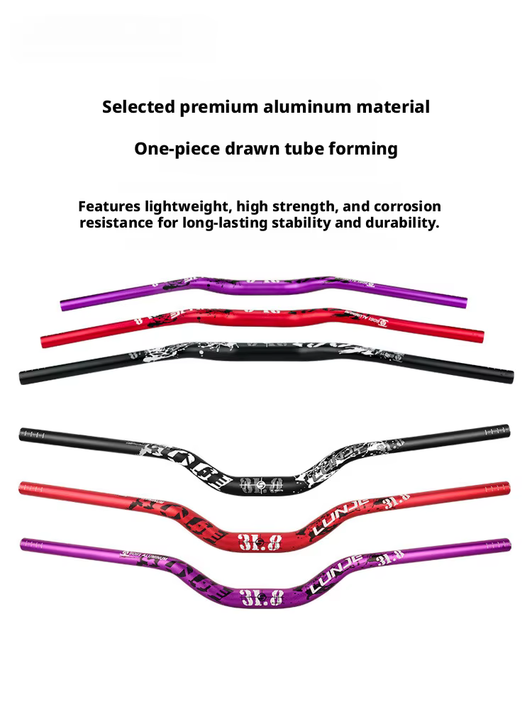 Guidon de vélo de montagne en alliage d'aluminium LUNJE