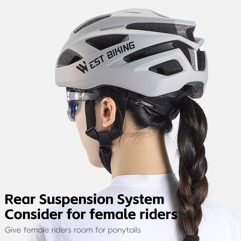 WEST BIKING-Casque de vélo léger pour femme