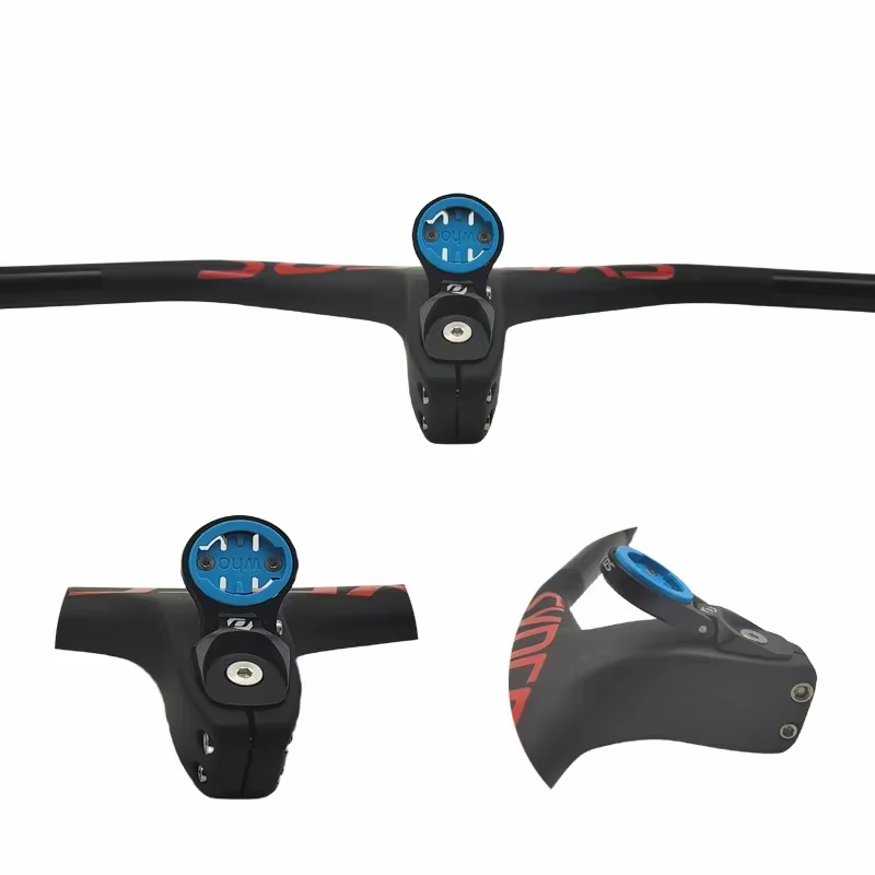 SYNCROS plus récent VTT mat entièrement en fibre de carbone guidon de vélo et tige intégré barre vtt-angle de 17 degrés livraison gratuite