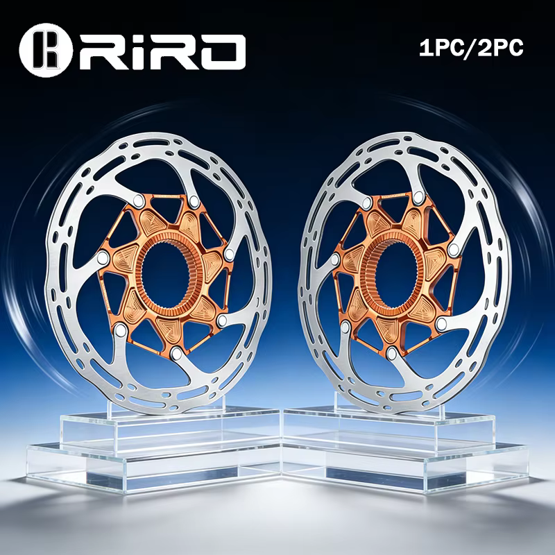 RIRO disques de vélo verrouillage central 140MM 160MM frein Rotor flottant léger haute résistance disque de dissipation